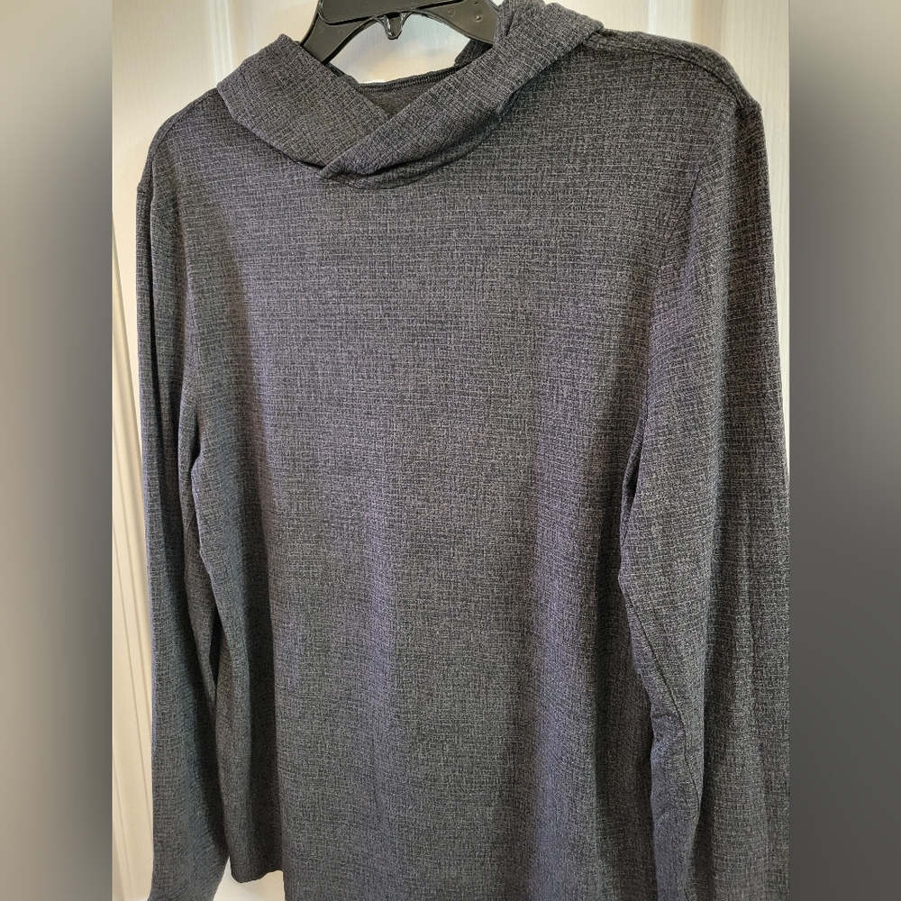 Lululemon Men's Repetition Hoodie Heathered Black Size Medium - Picture 2 of 13